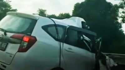 Supir Dump Truk Tabrak di Tol Jagorawi, Terancam Denda Besar