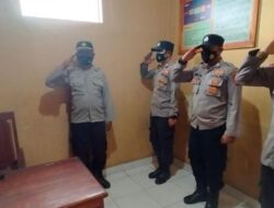 Polsek Munjul Ikuti Upacara Virtual Hari Kesaktian Pancasila