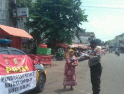 Satsamapta Polres Serang Kota Gencar Patroli Prokes