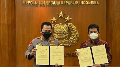 Kapolri dan Dirut BPJS Kesehatan Sepakat Tingkatkan Layanan Kesehatan Pengguna Jalan