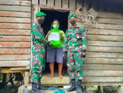 Kompi Senapan C Batalyon Infanteri 642 Kapuas Gelar Bakti Sosial