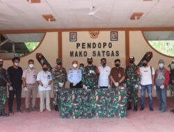 Sweeping Kendaraan, Satgas Pamtas Yonif 642 Amankan Pelaku Pembawa Narkoba