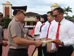 Kapolda Banten Apresiasi 85 Personel dan Jajaran dengan Penghargaan