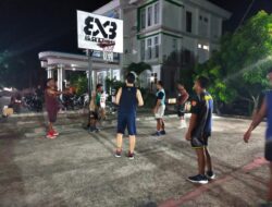 Batalyon Infanteri 642/Kapuas Gelar Kejuaraan Basket Bersama Warga