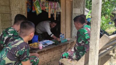 TMMD 113 Kodim 0601/Pandeglang Berkah untuk Pemilik Warung