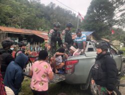 Satgas YR 142/KJ Evakuasi Cepat Mama Papua yang Terluka