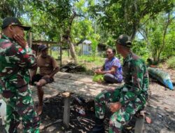 Yonif MR 413 Kostrad Keliling Kampung Pererat Silaturahmi di Papua
