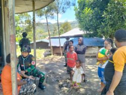 Satgas YR 142/KJ Peduli Anak Papua dengan Layanan Kesehatan di Rumah