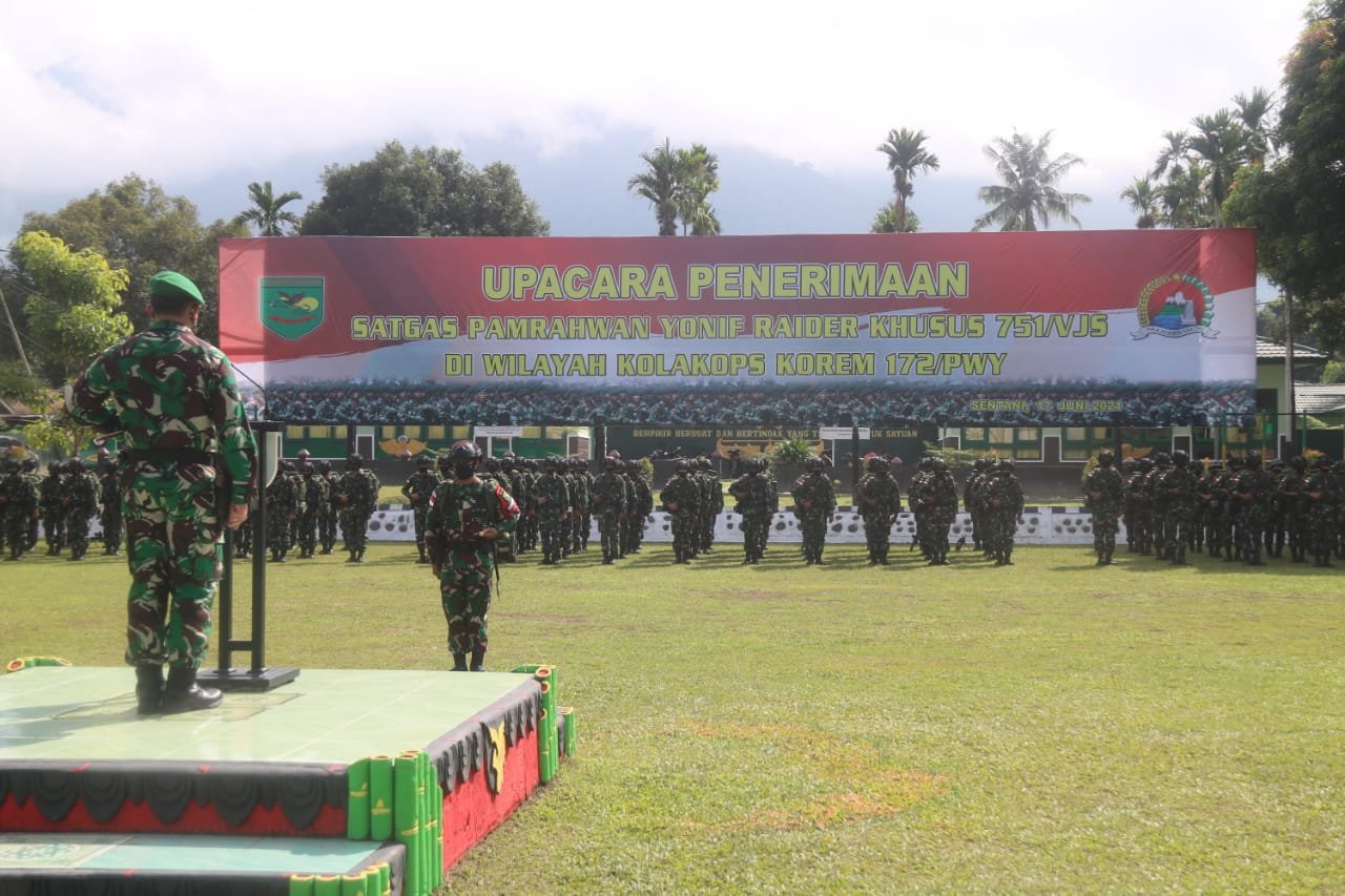 Yonif RK 751/VJS Siap Melayani Warga di Pegunungan Tengah Papua