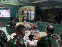 Yonif 143/TWEJ Terima Kunjungan Tim Was Ops Sopsad di Perbatasan RI-PNG