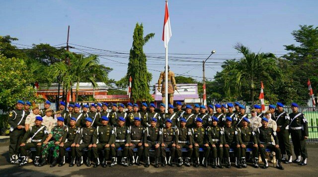 Denpom III/4 Serang Gelar Apel Usai Rangkaian Kegiatan HUT ke-76