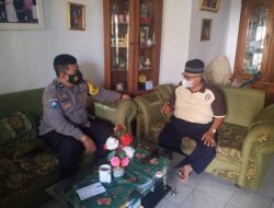 Bhabinkamtibmas Polsek Pandeglang Sambangi Tokoh Masyarakat