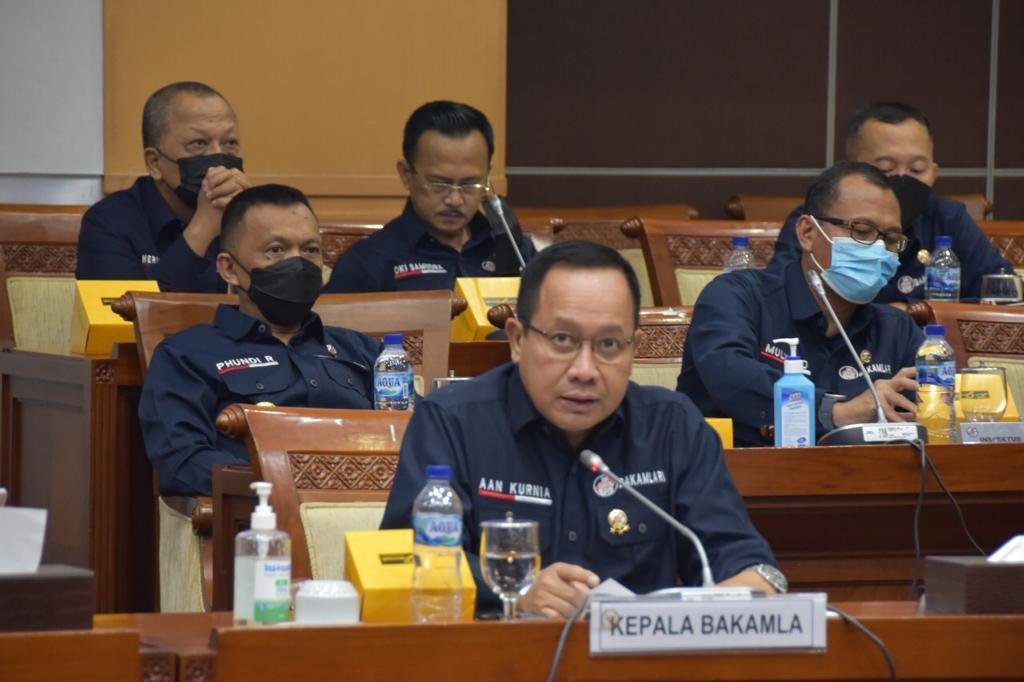 Kepala Bakamla Bahas Penyesuaian RKA-KL dengan Komisi I DPR