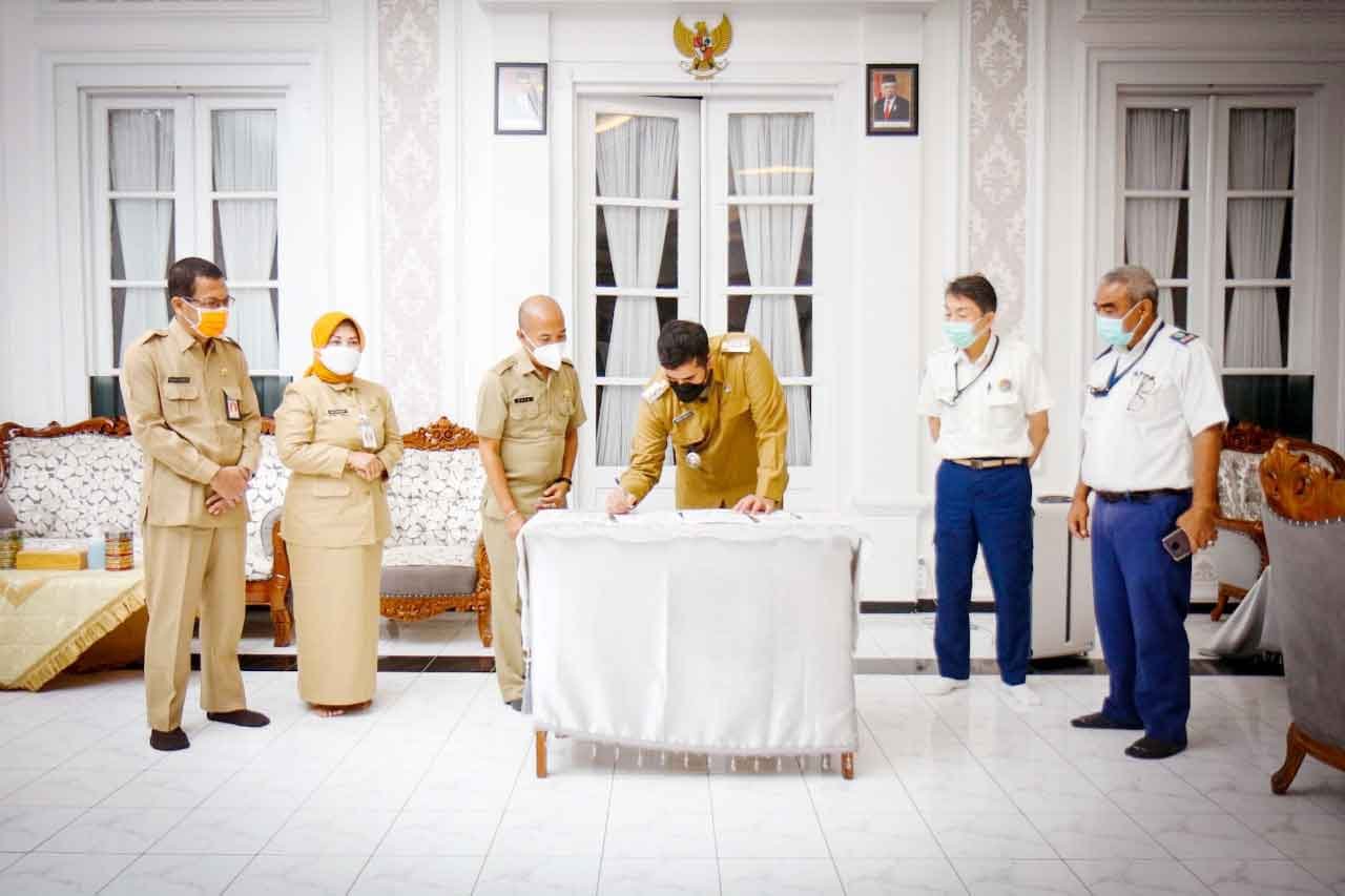 Wali Kota Sepakati MoU dengan PT KTI, Minta Prokes Tetap Jalan di Libur Tahun Baru 2022