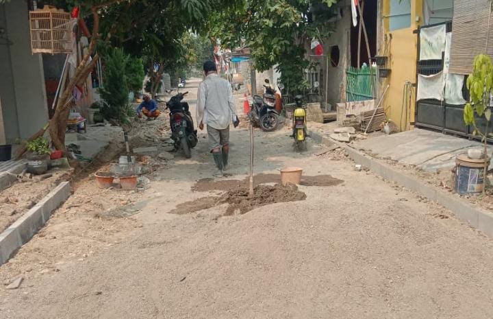 Proyek PSU Kementerian PUPR di Senopati Serang Diduga Kurang Terawasi