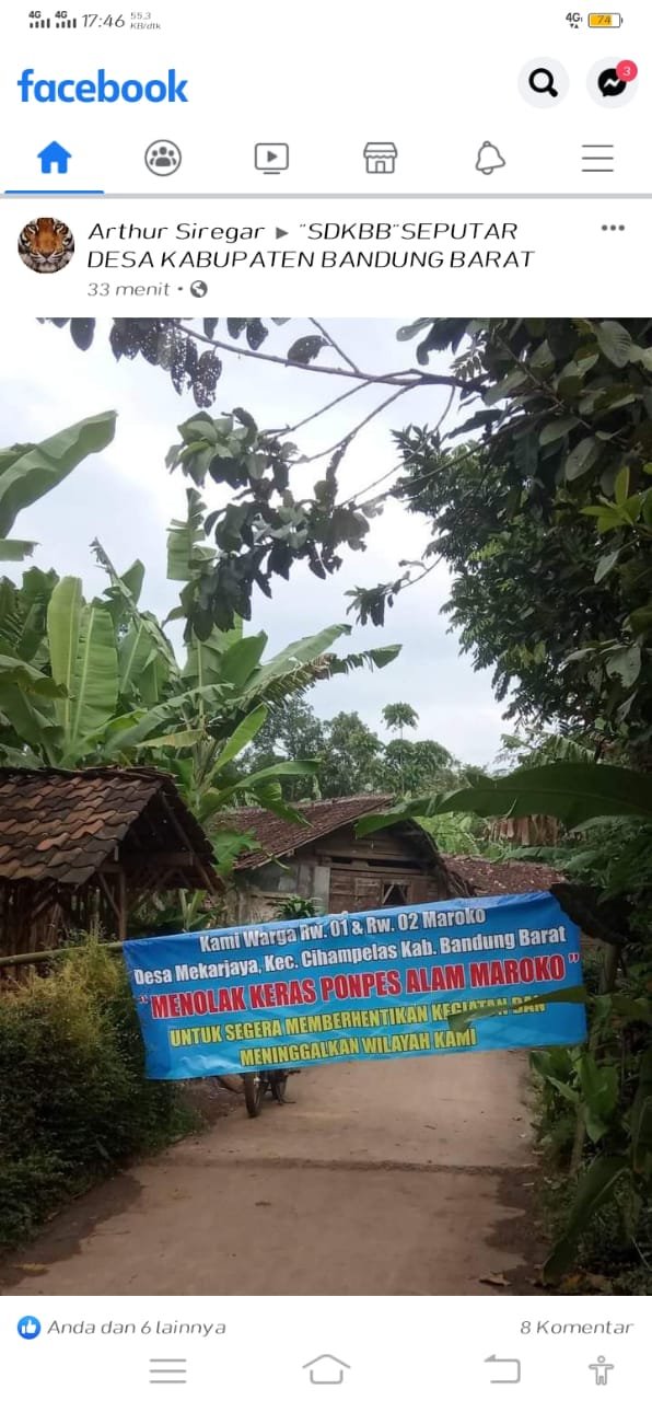 Akses Menuju Ponpes Alam Maroko Ditutup, Logistik Terhambat Masuk