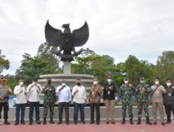 Danrem 174 Merauke dampingi Ketua Deputi Kemenkopolhukam tinjau PLBN Sota