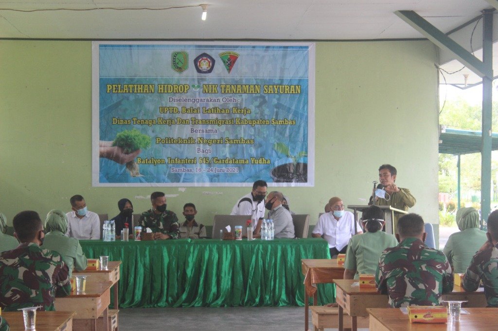 Prajurit Gardatama Yudha Ikuti Pelatihan Budidaya Tanaman Hidroponik