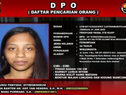 Polda Banten Tetapkan Wanita Bekasi sebagai Tersangka DPO Kasus Penipuan