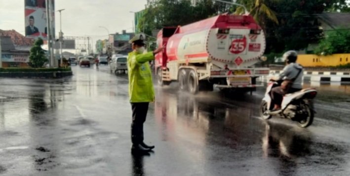 Satlantas Serang Tetapkan Strong Point untuk Kamseltibcar