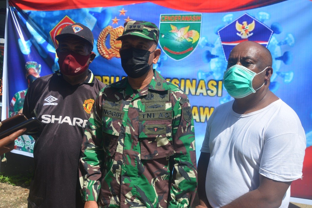 Pembukaan PON XX Makin Dekat, Kodam XVII Cenderawasih Galakkan Vaksinasi Covid-19 di Papua