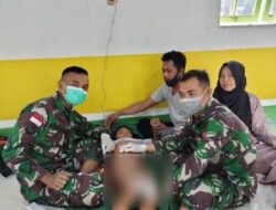 Hari Juang TNI AD: Satgas Yonif 642 Adakan Sunat Gratis dan Bagi Sembako