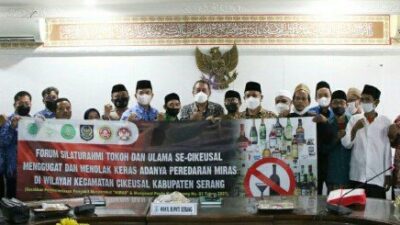 Aspirasi Forum Silaturahim Tokoh dan Ulama Tutup Distributor Miras Disampaikan ke Pemkab Serang