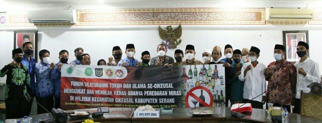 Aspirasi Forum Silaturahim Tokoh dan Ulama Tutup Distributor Miras Disampaikan ke Pemkab Serang