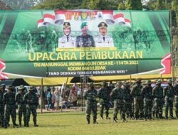 Upacara TMMD ke-114 di Lebak Buka Akses Jalan Dua Kecamatan
