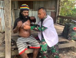 TMC Satgas Pamtas Yonif Raider 142/KJ Beraksi di Papua