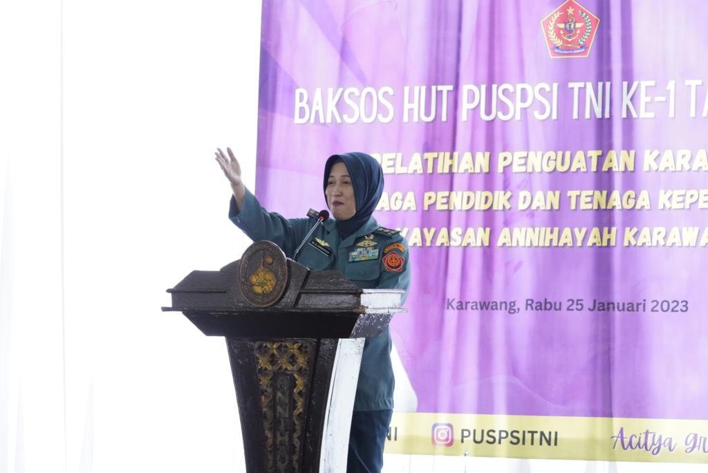 Puspsi TNI Latih Pendidik dan Tenaga Kependidikan Penguatan Karakter