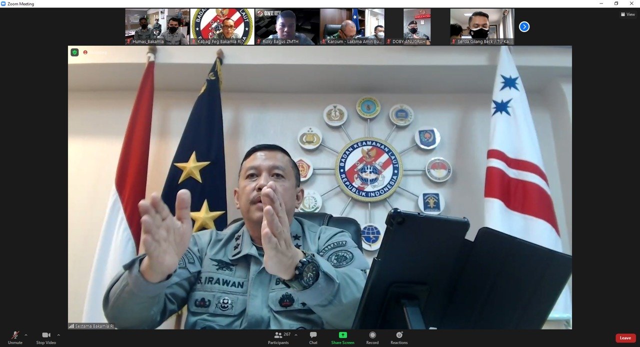 Komandan Sestama Bakamla RI Minta Personel Berikan Pengabdian Terbaik