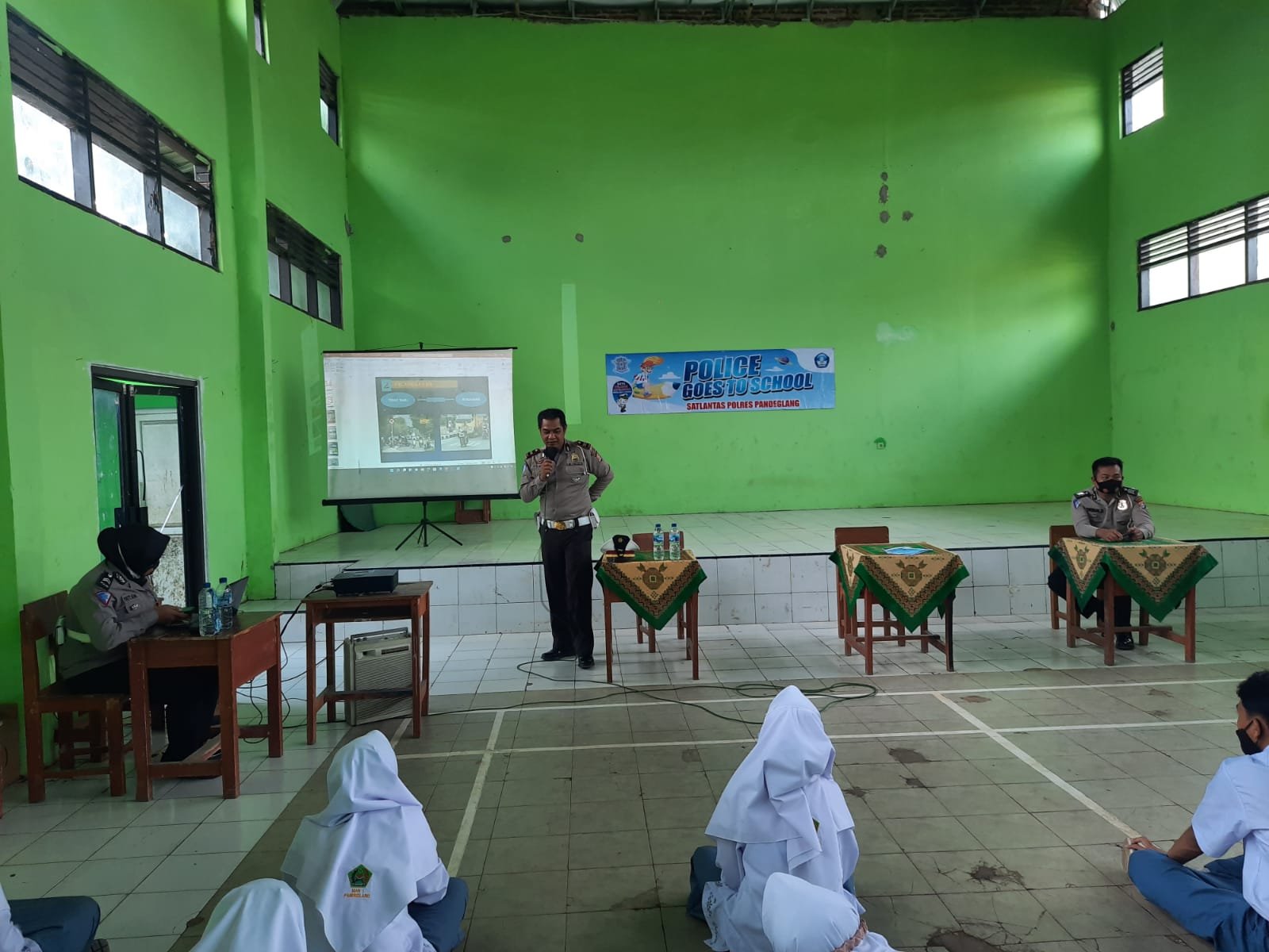 Satlantas Polres Pandeglang Sosialisasi Tertib Berlalu Lintas di MAN 1