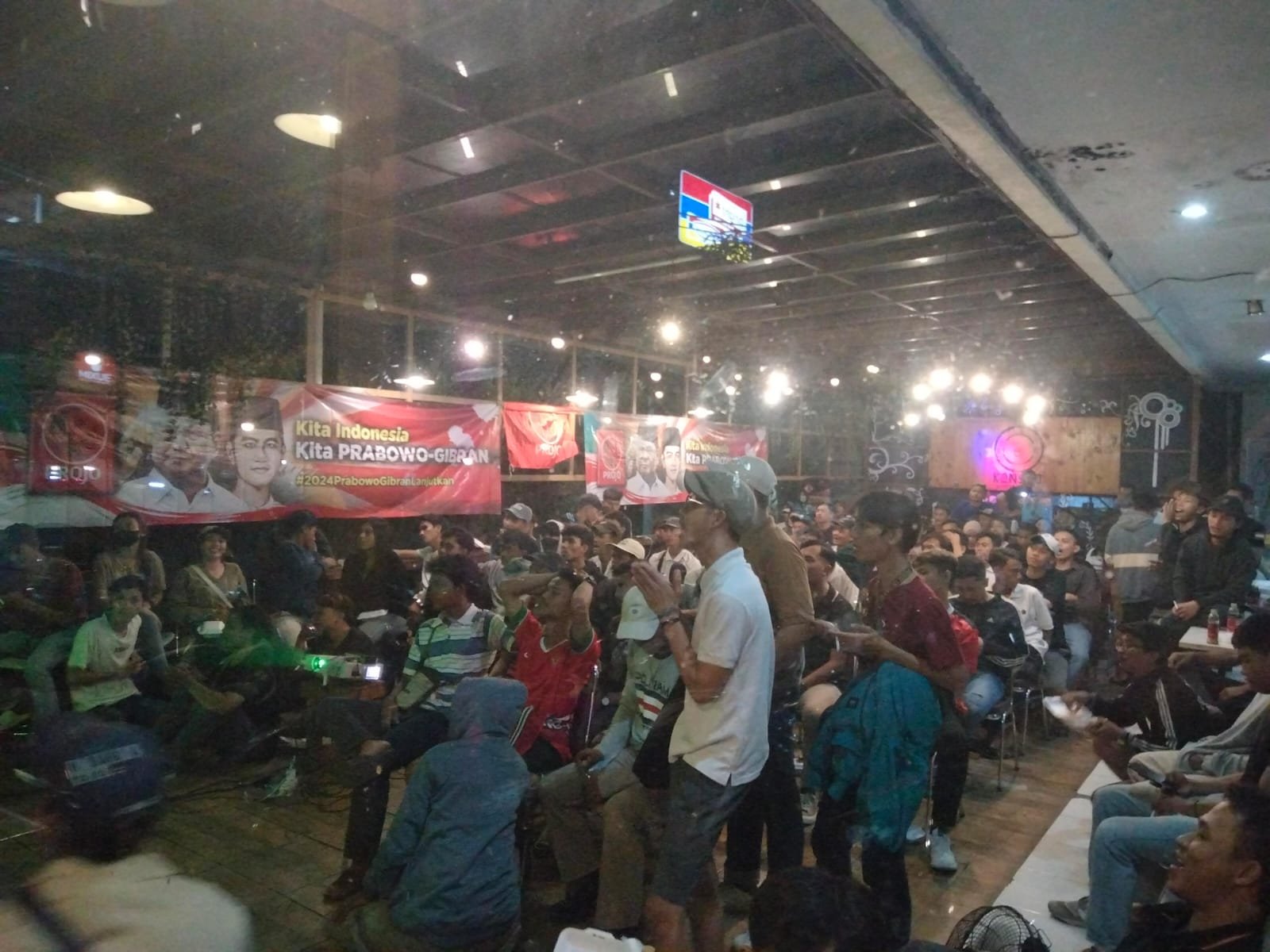Nobar Timnas U-17 Indonesia Meriah di Projo, Hadir Ratusan Peserta