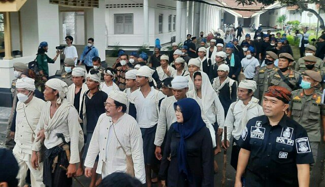 Sekda Banten Sambut Masyarakat Baduy di Gedung Negara