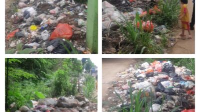 DLHK Kabupaten Tangerang Lamban Tangani Bau Sampah Tak Sedap di Pinggir Jalan