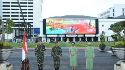 Kasad Terima Laporan Korps Kenaikan Pangkat 12 Perwira Tinggi TNI AD
