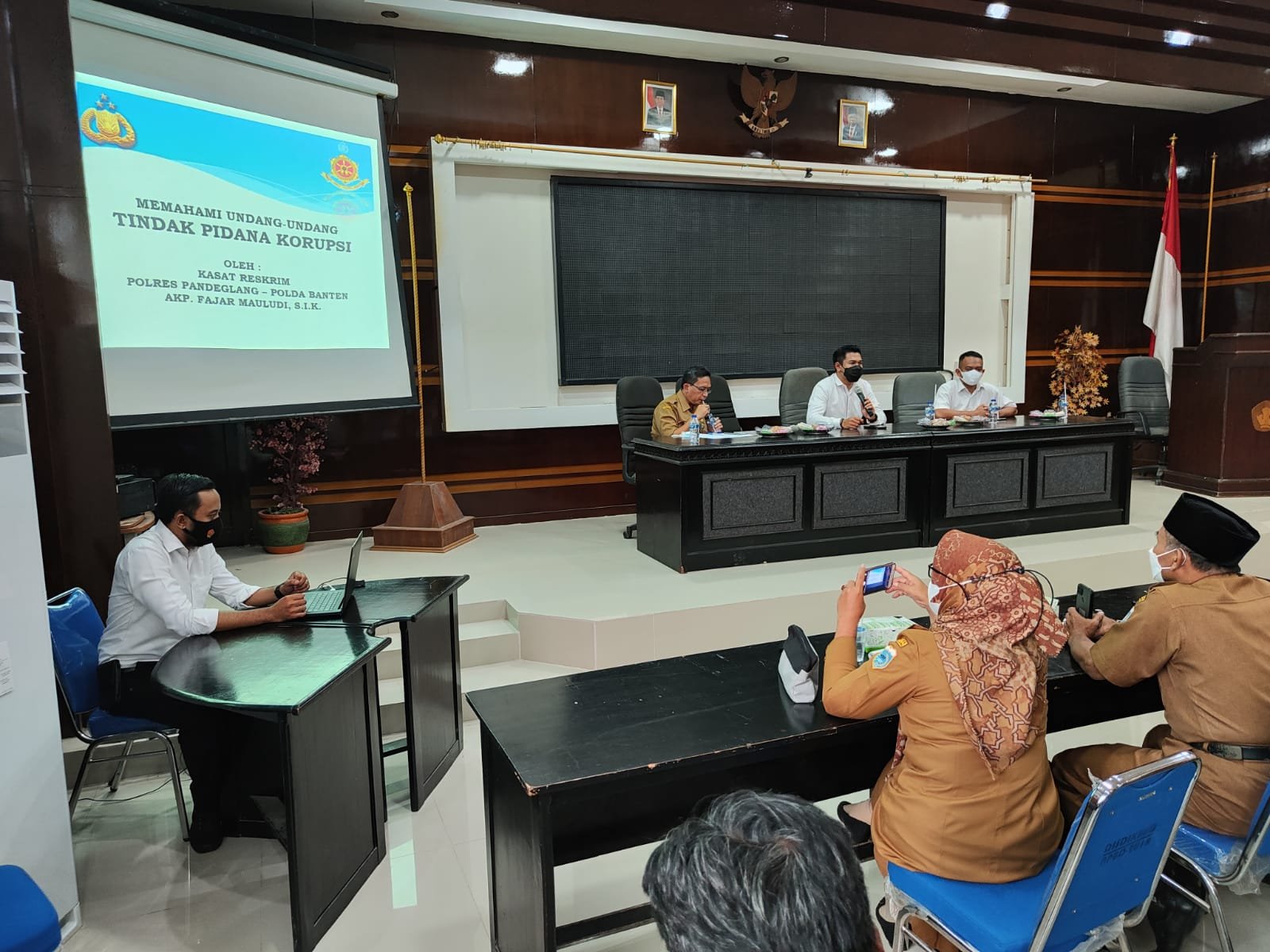 Sosialisasi Tipidkor BOS Afirmasi dan Kinerja 2021, Kasat Reskrim Tekankan Hal Ini