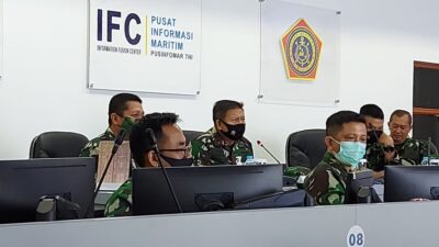 Pangkogabwilhan I Kunjungi Pusinfomar Mabes TNI Jakarta