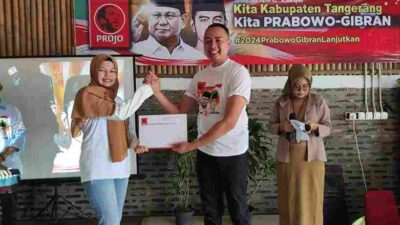 890 Posko Gemoy Pastikan Kemenangan Prabowo-Gibran di Kabupaten Tangerang