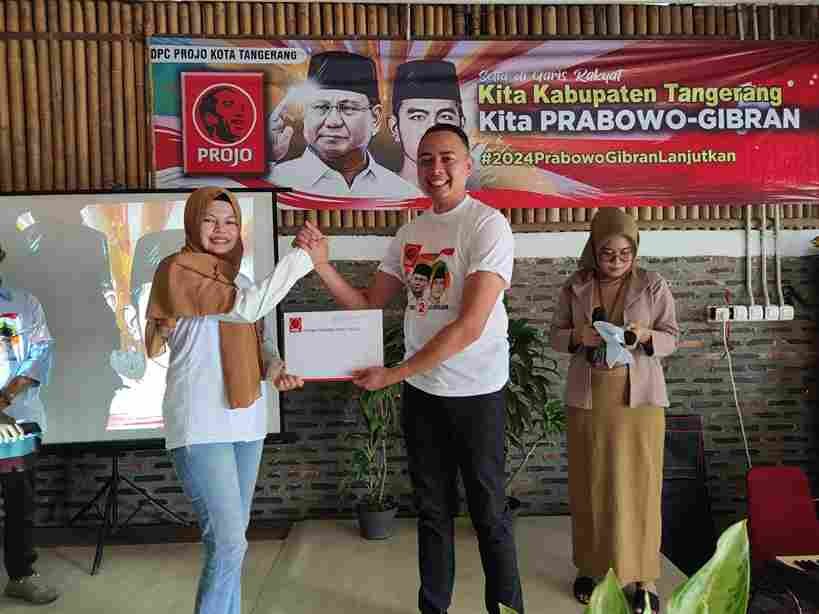 890 Posko Gemoy Pastikan Kemenangan Prabowo-Gibran di Kabupaten Tangerang