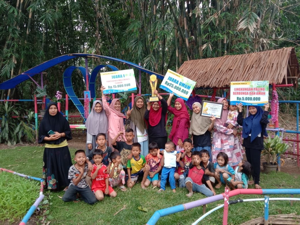 Kampung Bangkong Juara Umum Lomba Kampung Bersih dan Aman 2020 Kategori Pemula