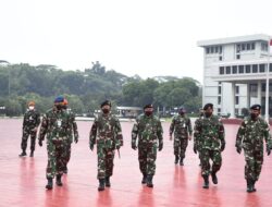 Panglima TNI Terima Laporan Kenaikan Pangkat 57 Perwira Tinggi