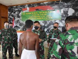 Danrem 174 Merauke Pimpin Sidang Parade Calon Tamtama TNI AD