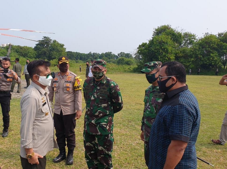 Direskrimsus Polda Bantu Hadiri Kunjungan Kerja Mentan RI soal Ketersediaan Pangan