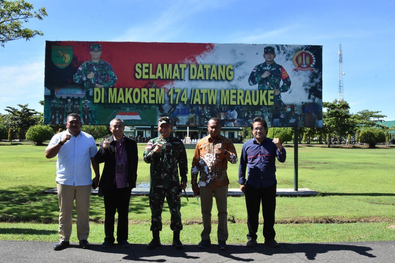 Danrem 174 Merauke Terima Kunjungan DPR RI Komisi I Bidang Pertahanan