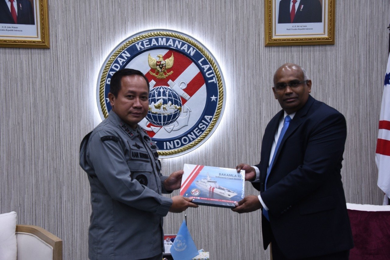Bakamla RI Terus Bahas Kerja Sama dengan UNODC