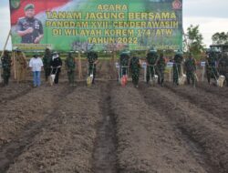 Pangdam XVII/Cenderawasih Tinjau Lokasi Ketahanan Pangan Korem 174 Merauke