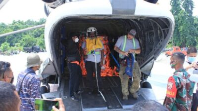 TNI Turun Tangan Tangani Erupsi Gunung Ile Lewotolok