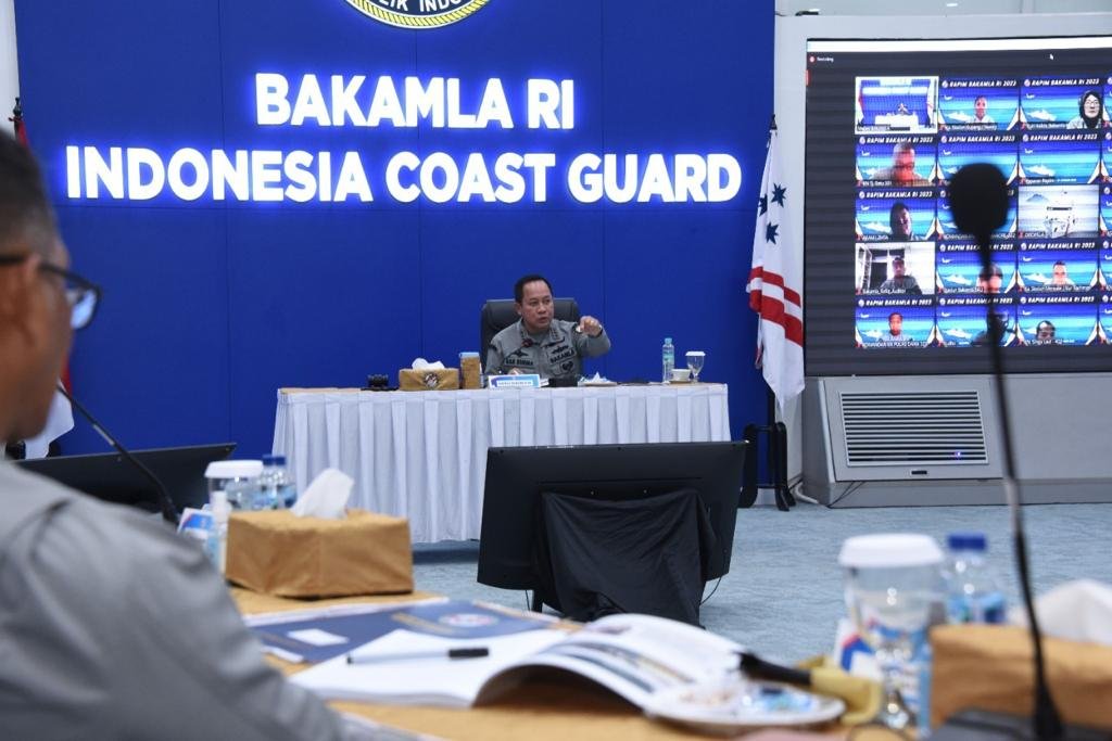 Kepala Bakamla RI Tinjau Refleksi, Penekanan, dan Arah Kebijakan Rapim 2023